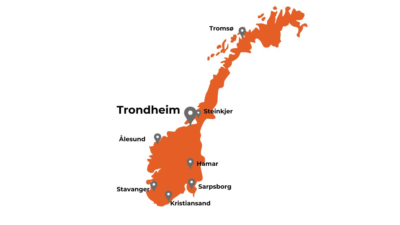 A hybrid model with campuses across Norway